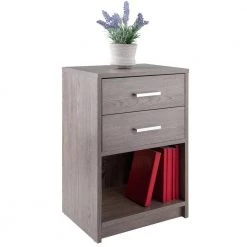 Molina 15.75 in. W Ash Gray Nightstand Accent Table by Winsome Wood 15 Molina 15.75 in. W Ash Gray Nightstand Accent Table by Winsome Wood -BENCH Online Store ash gray winsome wood nightstands 16216 44 1000