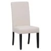 NINA Beige Linen Fabric Upholsted Dining Chair by WESTIN OUTDOOR