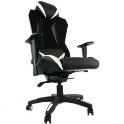 Commando Ergonomic Black and White High-Back Gaming Chair with Adjustable Gas Lift Seating and Lumbar Support by Hanover 22 Commando Ergonomic Black and White High-Back Gaming Chair with Adjustable Gas Lift Seating and Lumbar Support by Hanover -BENCH Online Store black and gray hanover gaming chairs hgc0104 44 1000