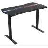 27 in. Black Gaming Desk with Adjustable Heights by Hanover -BENCH Online Store black multi hanover computer desks hgd0504 blk 64 1000