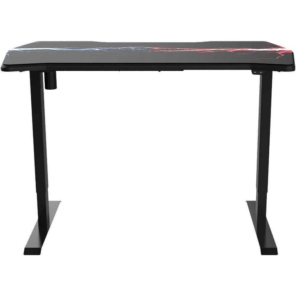 27 in. Black Gaming Desk with Adjustable Heights by Hanover 8 27 in. Black Gaming Desk with Adjustable Heights by Hanover - Image 6