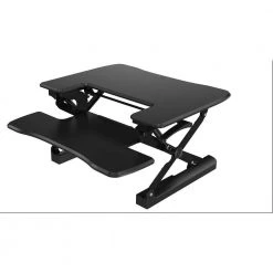 27 in. W x 23 in. D Lift Desk in Black by Hanover 9 27 in. W x 23 in. D Lift Desk in Black by Hanover -BENCH Online Store black pvc hanover computer desks hsd0401 blk 40 1000