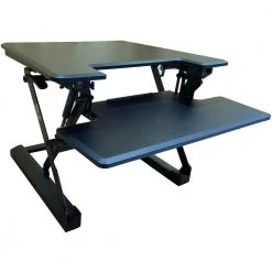 27 in. W x 23 in. D Lift Desk in Black by Hanover