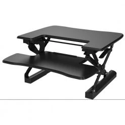 27 in. W x 23 in. D Lift Desk in Black by Hanover 10 27 in. W x 23 in. D Lift Desk in Black by Hanover -BENCH Online Store black pvc hanover computer desks hsd0401 blk a0 1000