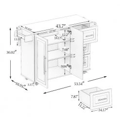 Black Wooden Kitchen Island by Whatseaso -BENCH Online Store black whatseaso kitchen islands l k110498569 1f 1000