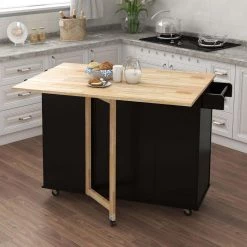 Black Wooden Kitchen Island by Whatseaso -BENCH Online Store black whatseaso kitchen islands l k110498569 fa 1000