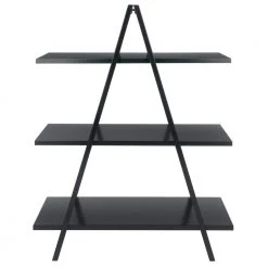 Aaron 3-Tier 38 in. H Black 3-Shelves A-Frame by Winsome Wood 8 Aaron 3-Tier 38 in. H Black 3-Shelves A-Frame by Winsome Wood -BENCH Online Store black winsome wood bookcases bookshelves 20130 4f 1000