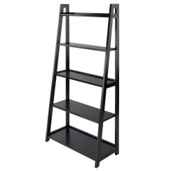 Adam 5-Tier A-Frame Shelf, Black by Winsome Wood