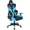 Commando Black Ergonomic Gaming Chair and Electric Blue with Adjustable Gas Lift Seating and Lumbar Support by Hanover 1 Commando Black Ergonomic Gaming Chair and Electric Blue with Adjustable Gas Lift Seating and Lumbar Support by Hanover -BENCH Online Store blue black hanover gaming chairs hgc0101 64 1000