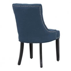MASON Blue Tufted Upholstered Wingback Dining Chair (Set of 2) by WESTIN OUTDOOR -BENCH Online Store blue westin outdoor dining chairs id301 dt te 2 1f 1000
