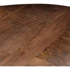 45 in. Round Brown Mango Wood Dining Table (Seats 4) by Hanover -BENCH Online Store brown hanover kitchen dining tables hdr005 wb 66 1000
