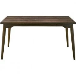 Portland 7-Piece Gray/Brown Dining Set with Rectangle Table and 6-Upholstered Side Chairs by Hanover -BENCH Online Store brown natural hanover dining room sets hdr008 7pc dr 66 1000