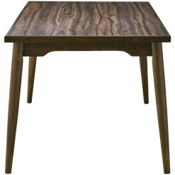 Portland 7-Piece Gray/Brown Dining Set with Rectangle Table and 6-Upholstered Side Chairs by Hanover -BENCH Online Store brown natural hanover dining room sets hdr008 7pc dr 77 1000