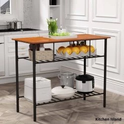 Brown Metal Kitchen Island by Whatseaso 20 Brown Metal Kitchen Island by Whatseaso -BENCH Online Store brown whatseaso kitchen islands l ki110498514 1f 1000