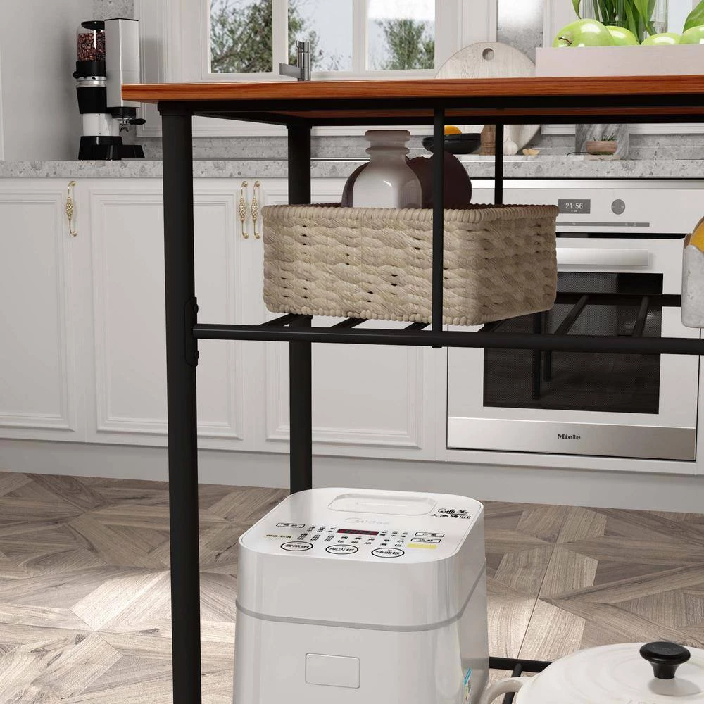 Brown Metal Kitchen Island by Whatseaso 14 Brown Metal Kitchen Island by Whatseaso - Image 12