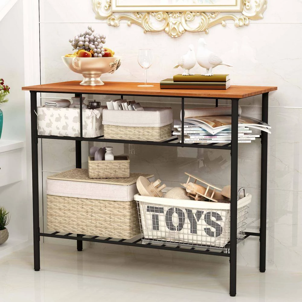 Brown Metal Kitchen Island by Whatseaso 11 Brown Metal Kitchen Island by Whatseaso - Image 9