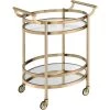 Convenient Kitchen Cart,Brushed Bronze and Clear Glass by Whatseaso -BENCH Online Store brushed bronze clear whatseaso kitchen carts l k110499078 64 1000