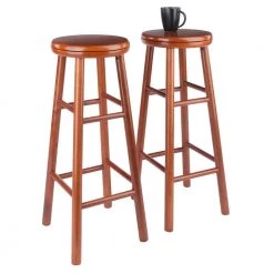 Oakley 30 in. Swivel Seat Cherry Bar Stools (Set of 2) by Winsome Wood -BENCH Online Store cherry winsome wood bar stools 75230 4f 1000
