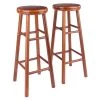 Oakley 30 in. Swivel Seat Cherry Bar Stools (Set of 2) by Winsome Wood -BENCH Online Store cherry winsome wood bar stools 75230 64 1000