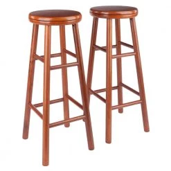 Oakley 30 in. Swivel Seat Cherry Bar Stools (Set of 2) by Winsome Wood
