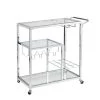 Contemporary Chrome Bar Serving Cart With Wheels by Whatseaso 2 Contemporary Chrome Bar Serving Cart With Wheels by Whatseaso -BENCH Online Store chrome whatseaso kitchen carts l k110498897 64 1000