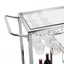 Contemporary Chrome Kitchen Cart by Whatseaso -BENCH Online Store chrome whatseaso kitchen carts lnn k110501825 d4 1000