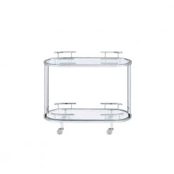 Serving Cart & Bar Table in Serving Cart & Bar Table by Whatseaso -BENCH Online Store clear silver whatseaso kitchen carts l k110499122 44 1000