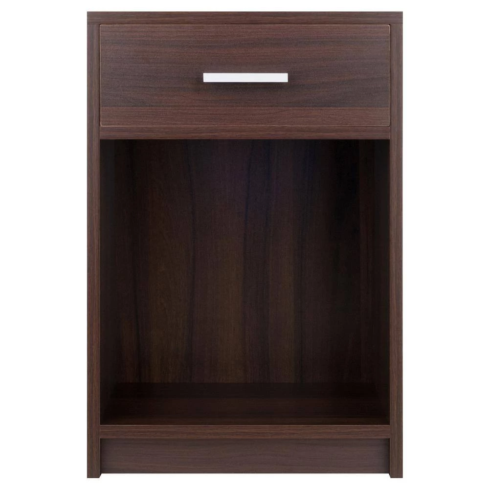 Rennick 15.75 in. W Cocoa Nightstand 1-Drawer Accent Table by Winsome Wood 6 Rennick 15.75 in. W Cocoa Nightstand 1-Drawer Accent Table by Winsome Wood - Image 4