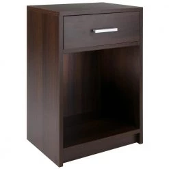 Rennick 15.75 in. W Cocoa Nightstand 1-Drawer Accent Table by Winsome Wood