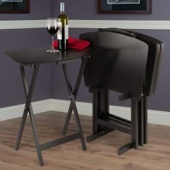 Anila 23.86 in. Fan Shape Coffee 5-Piece Snack Table by Winsome Wood -BENCH Online Store coffee winsome wood end side tables 23594 31 1000