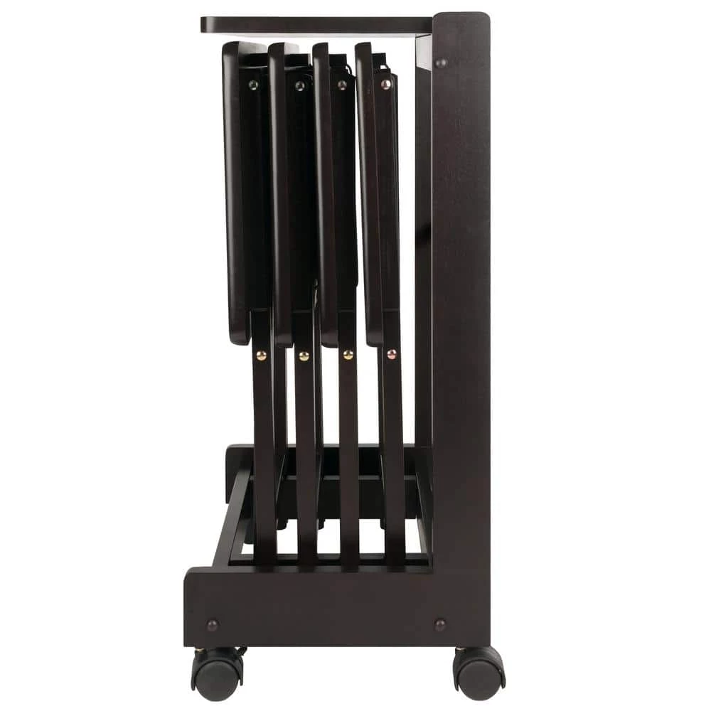 Brienda 19.13 in. Coffee 5-Piece Snack Table by Winsome Wood 4 Brienda 19.13 in. Coffee 5-Piece Snack Table by Winsome Wood - Image 2