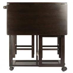 Bellini Coffee Kitchen Cart with Natural Wood Top by Winsome Wood -BENCH Online Store coffee with natural wood top winsome wood kitchen carts 23343 66 1000