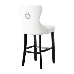 Harper 45.25 in. High Back Cream Tufted Velvet Nail Head Bar Stool by WESTIN OUTDOOR 17 Harper 45.25 in. High Back Cream Tufted Velvet Nail Head Bar Stool by WESTIN OUTDOOR -BENCH Online Store cream westin outdoor bar stools id403 29 bk ce 44 1000