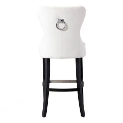 Harper 45.25 in. High Back Cream Tufted Velvet Nail Head Bar Stool by WESTIN OUTDOOR 18 Harper 45.25 in. High Back Cream Tufted Velvet Nail Head Bar Stool by WESTIN OUTDOOR -BENCH Online Store cream westin outdoor bar stools id403 29 bk ce fa 1000