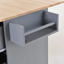 Dusty Blue Kitchen Island with Solid Wood Top and Locking Wheels by Whatseaso 19 Dusty Blue Kitchen Island with Solid Wood Top and Locking Wheels by Whatseaso -BENCH Online Store dusty blue whatseaso kitchen islands lnn k110501818 1d 1000