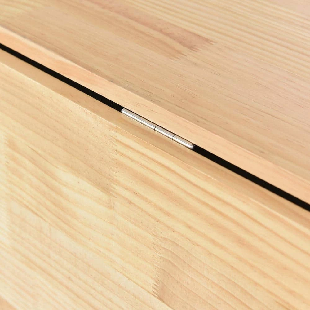 Dusty Blue Kitchen Island with Solid Wood Top and Locking Wheels by Whatseaso 7 Dusty Blue Kitchen Island with Solid Wood Top and Locking Wheels by Whatseaso - Image 5