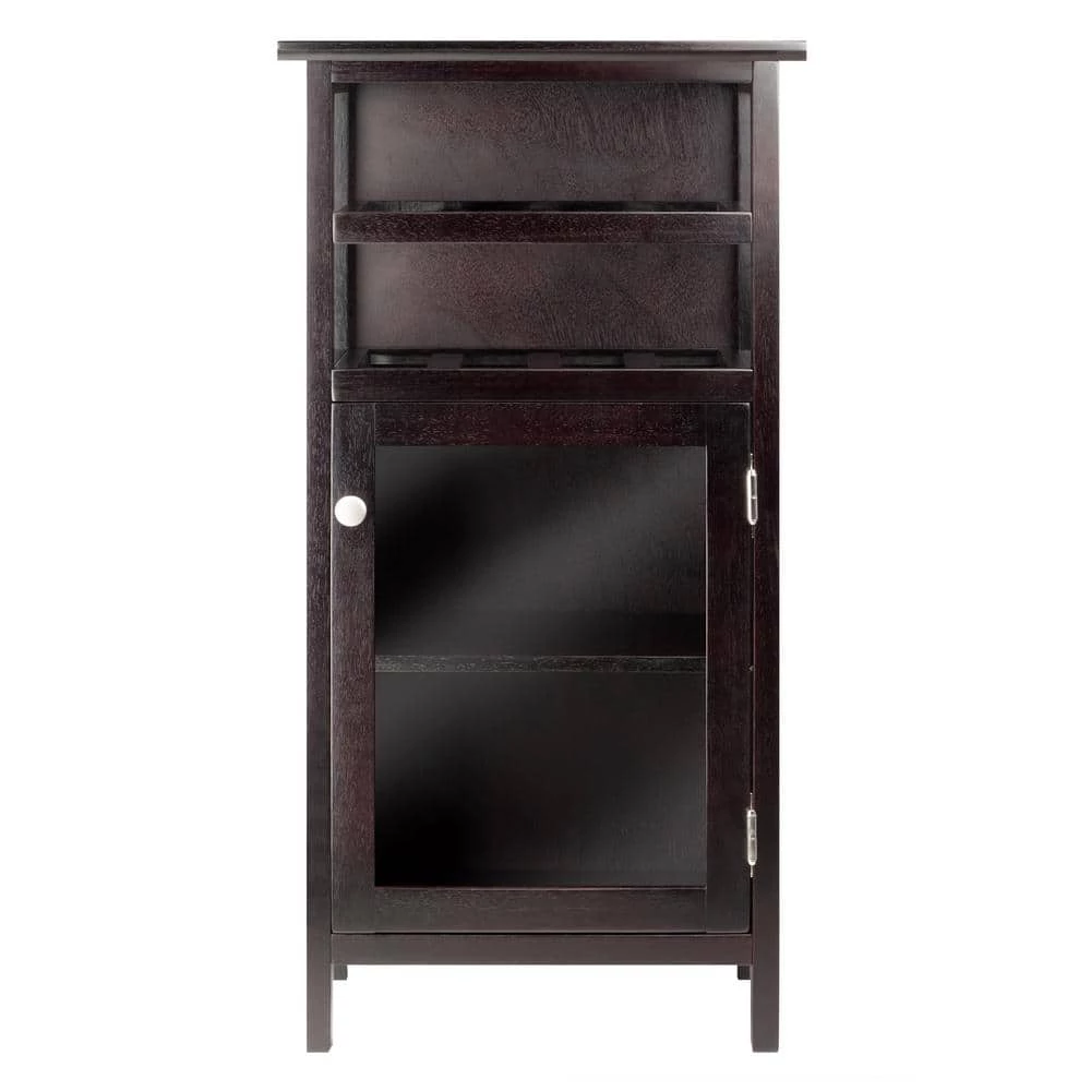 Espresso Bar Cabinet by Winsome Wood 3 Espresso Bar Cabinet by Winsome Wood