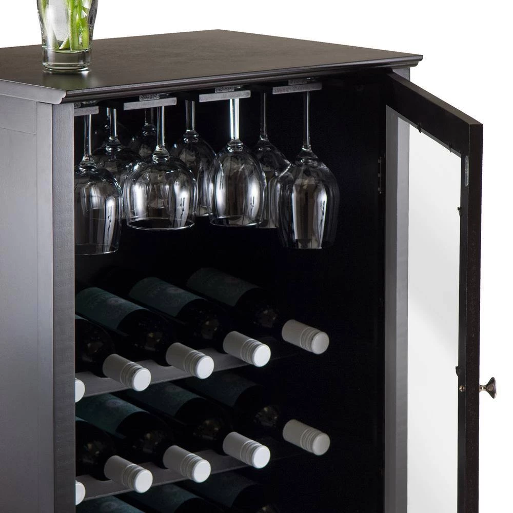 Bordeaux 20-Bottle Espresso Bar Cabinet by Winsome Wood 9 Bordeaux 20-Bottle Espresso Bar Cabinet by Winsome Wood - Image 7