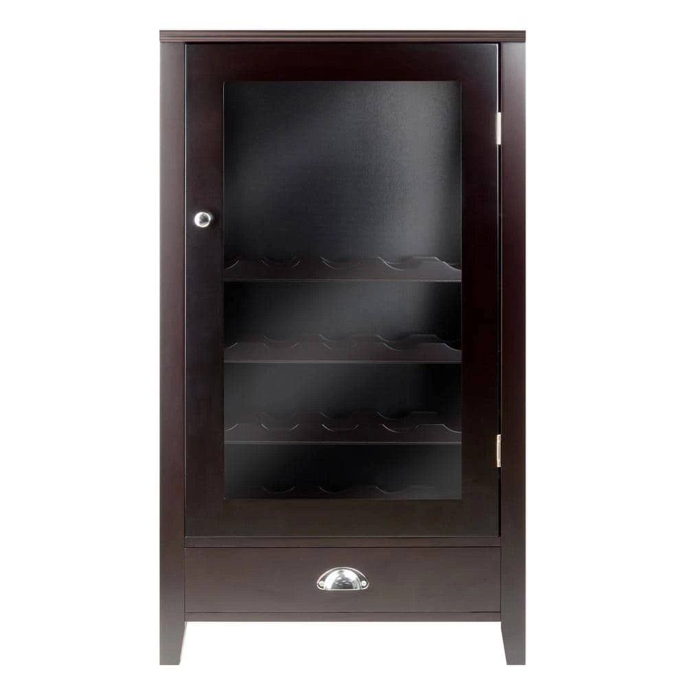 Bordeaux 20-Bottle Espresso Bar Cabinet by Winsome Wood 12 Bordeaux 20-Bottle Espresso Bar Cabinet by Winsome Wood - Image 10