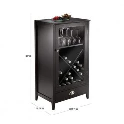 Espresso Bar Cabinet by Winsome Wood -BENCH Online Store espresso winsome wood bar cabinets 92442 40 1000