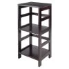 Leo 29 in. Espresso 2-Tier Narrow Standard Bookcase by Winsome Wood -BENCH Online Store espresso winsome wood bookcases bookshelves 92314 64 1000