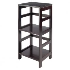 Leo 29 in. Espresso 2-Tier Narrow Standard Bookcase by Winsome Wood
