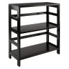 Leo 29in H Shelf/Storage, Book, 2-Tier Wide in Espresso Finish by Winsome Wood -BENCH Online Store espresso winsome wood bookcases bookshelves 92326 64 1000
