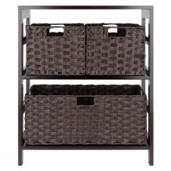 Leo 29 in. Espresso 2-Tier Shelf Storage Bookcase with Baskets by Winsome Wood 11 Leo 29 in. Espresso 2-Tier Shelf Storage Bookcase with Baskets by Winsome Wood -BENCH Online Store espresso winsome wood bookcases bookshelves 92463 c3 1000