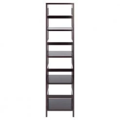 Leo 4-Tier 54 in. H Espresso Finish Vertical Bookcase by Winsome Wood 12 Leo 4-Tier 54 in. H Espresso Finish Vertical Bookcase by Winsome Wood -BENCH Online Store espresso winsome wood bookcases bookshelves 92514 4f 1000