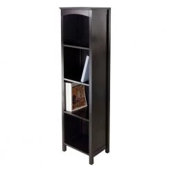 Terrace Storage Shelf 5-Tier in Espresso Finish by Winsome Wood -BENCH Online Store espresso winsome wood bookcases bookshelves 92516 31 1000