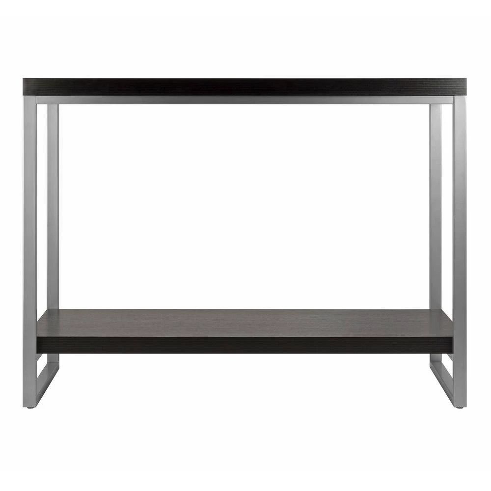 Jared 40 in. Espresso Standard Rectangle Wood Console Table with Shelves by Winsome Wood 8 Jared 40 in. Espresso Standard Rectangle Wood Console Table with Shelves by Winsome Wood - Image 6