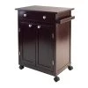 Savannah Espresso Kitchen Cart with Storage by Winsome Wood -BENCH Online Store espresso winsome wood kitchen carts 92626 64 1000