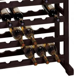 Vinny 24-Bottle Espresso Floor Wine Rack by Winsome Wood -BENCH Online Store espresso winsome wood wine racks 92023 1f 1000