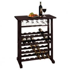 Vinny 24-Bottle Espresso Floor Wine Rack by Winsome Wood -BENCH Online Store espresso winsome wood wine racks 92023 31 1000